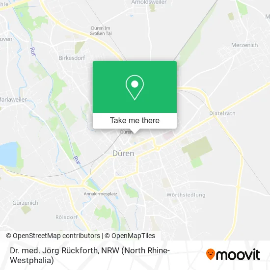 Карта Dr. med. Jörg Rückforth