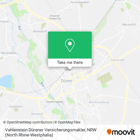 Vahlenstein Dürener Versicherungsmakler map