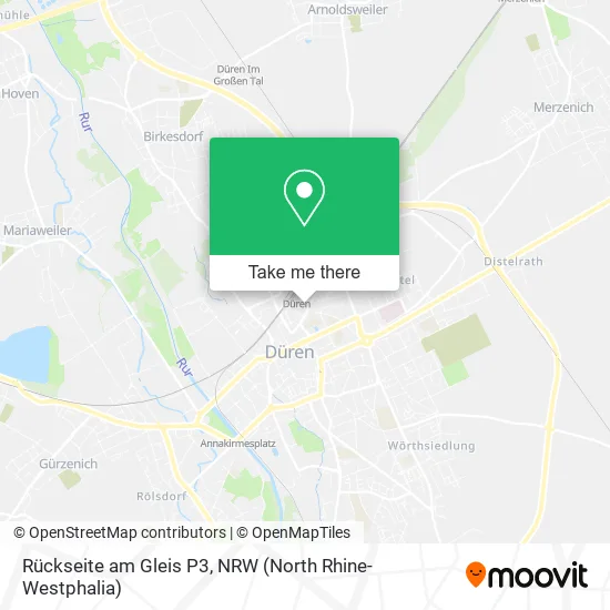 Rückseite am Gleis P3 map