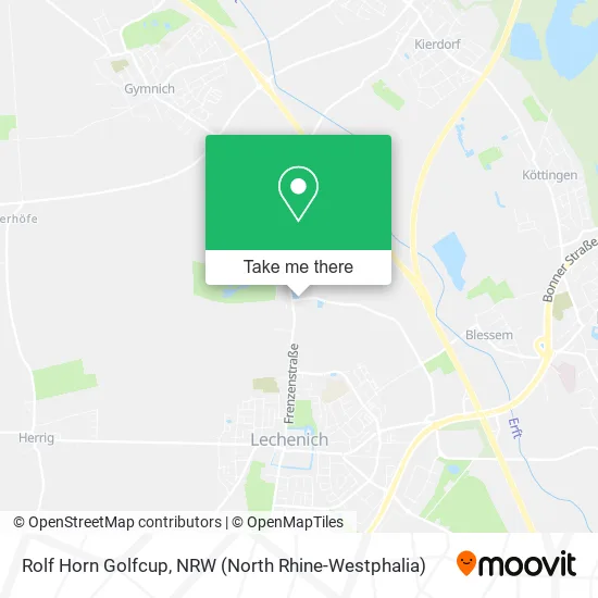 Rolf Horn Golfcup map