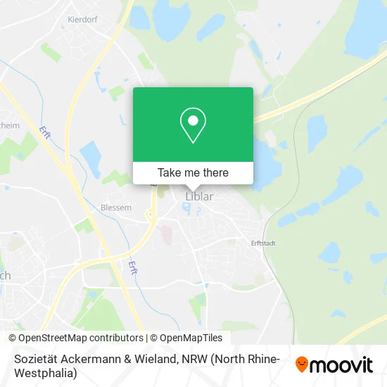 Карта Sozietät Ackermann & Wieland