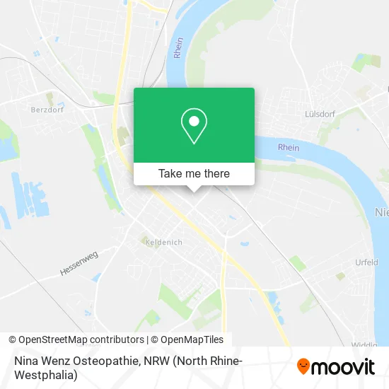 Карта Nina Wenz Osteopathie