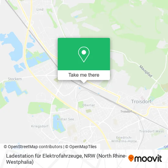 Ladestation für Elektrofahrzeuge map