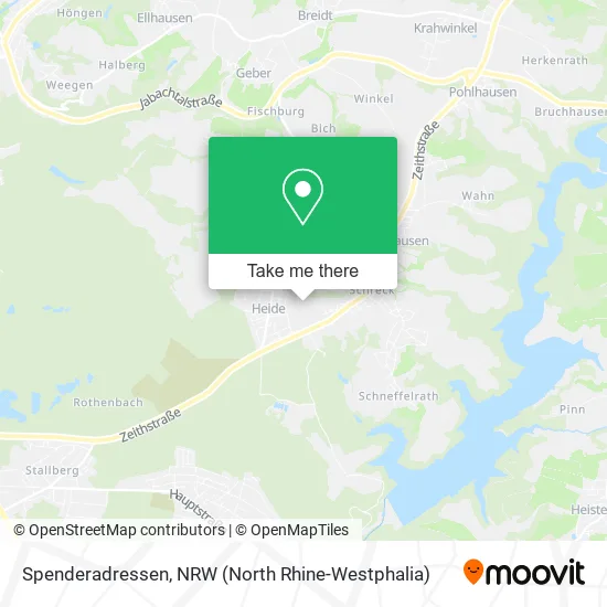 Карта Spenderadressen