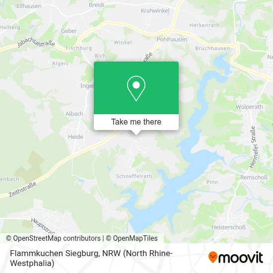 Flammkuchen Siegburg map