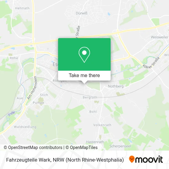 Fahrzeugteile Wark map