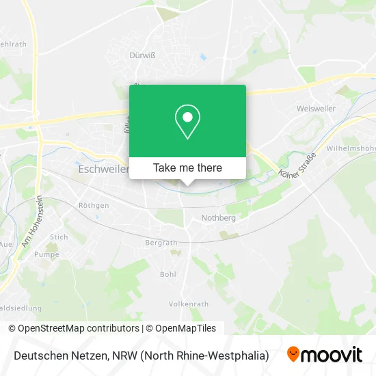 Карта Deutschen Netzen