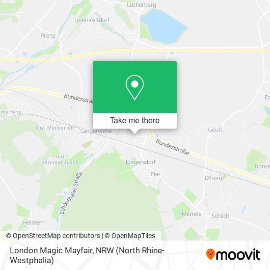 London Magic Mayfair map
