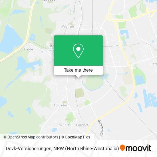 Devk-Versicherungen map