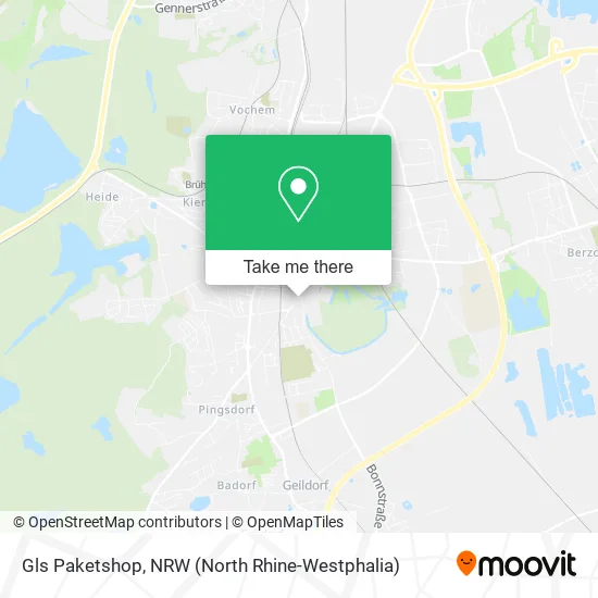 Карта Gls Paketshop