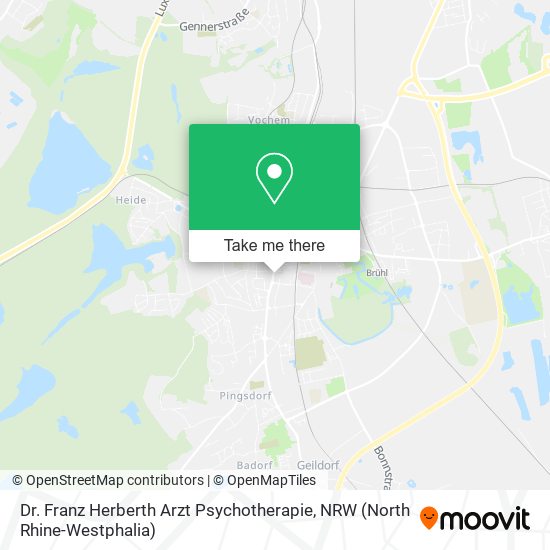 Dr. Franz Herberth Arzt Psychotherapie map