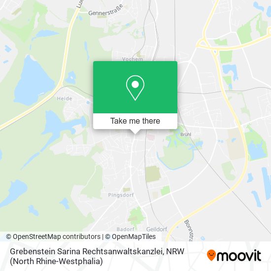 Grebenstein Sarina Rechtsanwaltskanzlei map