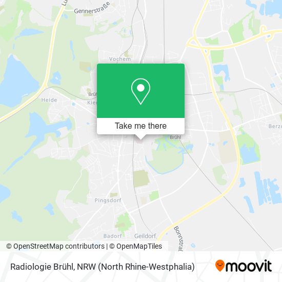 Radiologie Brühl map