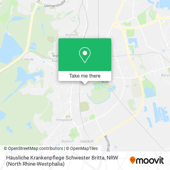 Häusliche Krankenpflege Schwester Britta map