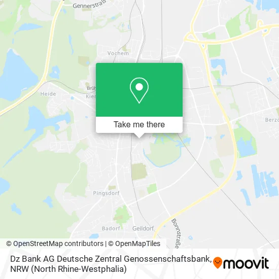 Карта Dz Bank AG Deutsche Zentral Genossenschaftsbank