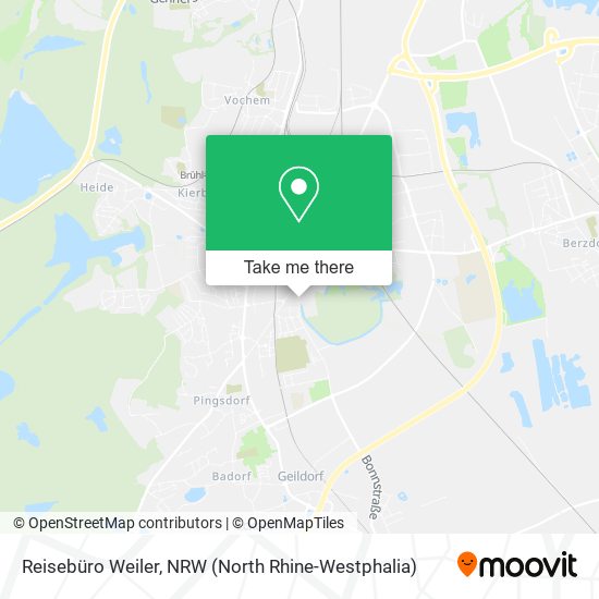 Reisebüro Weiler map