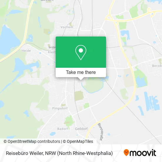 Reisebüro Weiler map