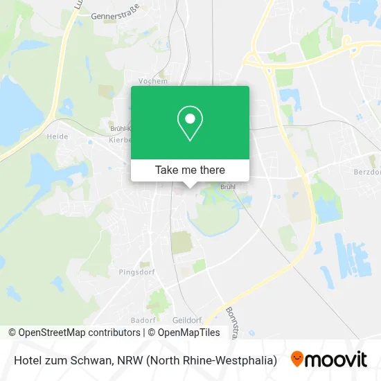 Hotel zum Schwan map