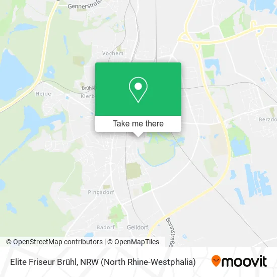 Карта Elite Friseur Brühl