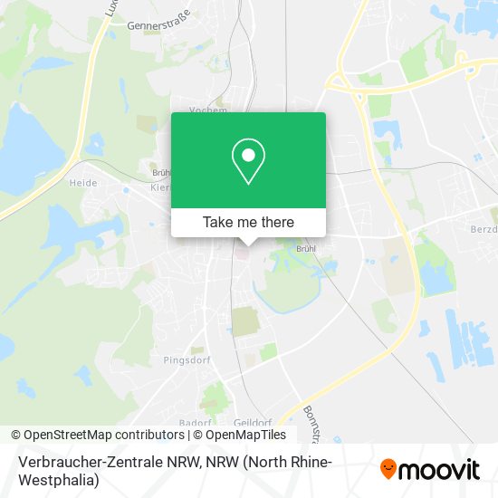 Verbraucher-Zentrale NRW map