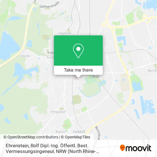 Карта Ehrenstein, Rolf Dipl.-Ing. Öffentl. Best. Vermessungsingeneur