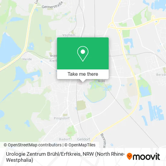 Карта Urologie Zentrum Brühl / Erftkreis