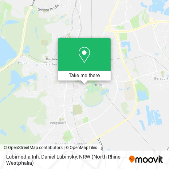 Карта Lubimedia Inh. Daniel Lubinsky