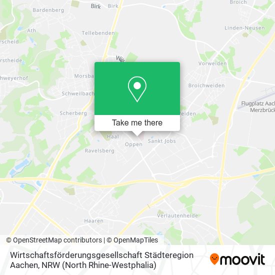 Wirtschaftsförderungsgesellschaft Städteregion Aachen map