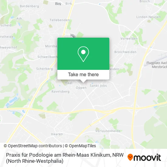 Карта Praxis für Podologie am Rhein-Maas Klinikum