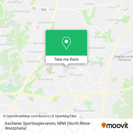 Aachener Sportkeglerverein map