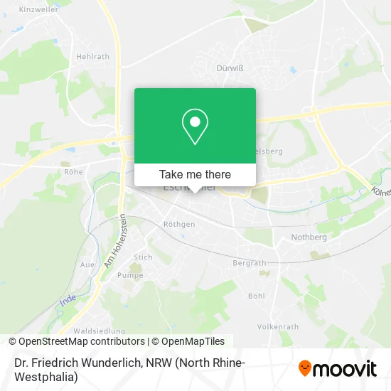 Dr. Friedrich Wunderlich map