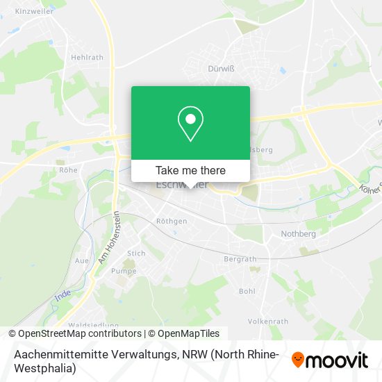 Aachenmittemitte Verwaltungs map