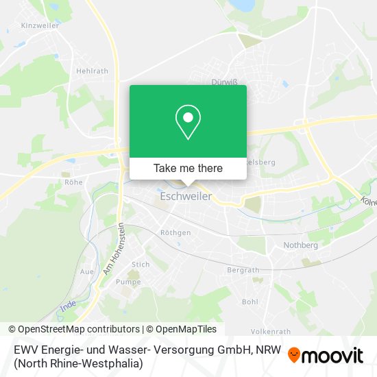 EWV Energie- und Wasser- Versorgung GmbH map