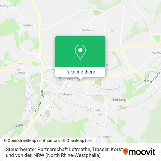 Steuerberater Partnerschaft Letmathe, Trasser, Korst und von der map