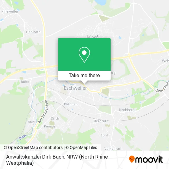 Карта Anwaltskanzlei Dirk Bach