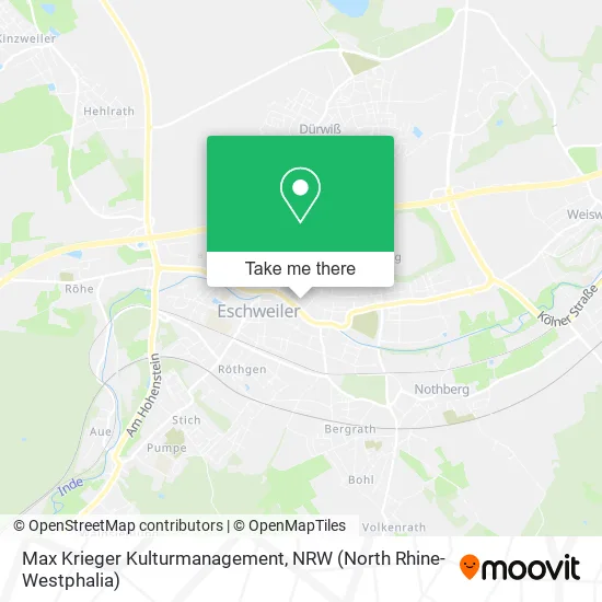 Max Krieger Kulturmanagement map