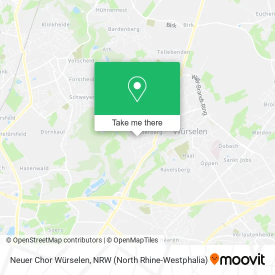 Neuer Chor Würselen map