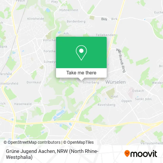 Карта Grüne Jugend Aachen