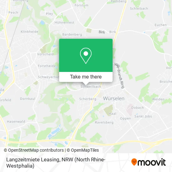 Langzeitmiete Leasing map