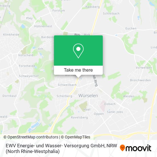 EWV Energie- und Wasser- Versorgung GmbH map