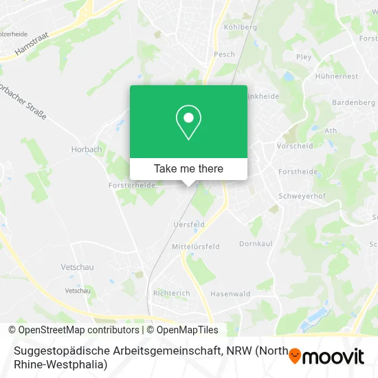 Suggestopädische Arbeitsgemeinschaft map