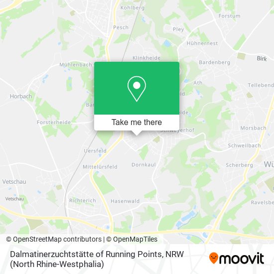 Dalmatinerzuchtstätte of Running Points map