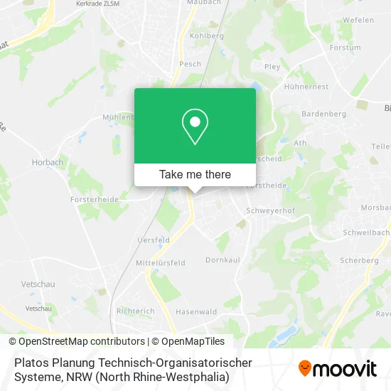 Карта Platos Planung Technisch-Organisatorischer Systeme