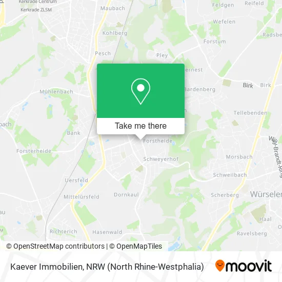 Карта Kaever Immobilien