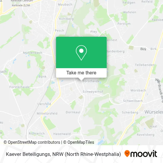 Kaever Beteiligungs map