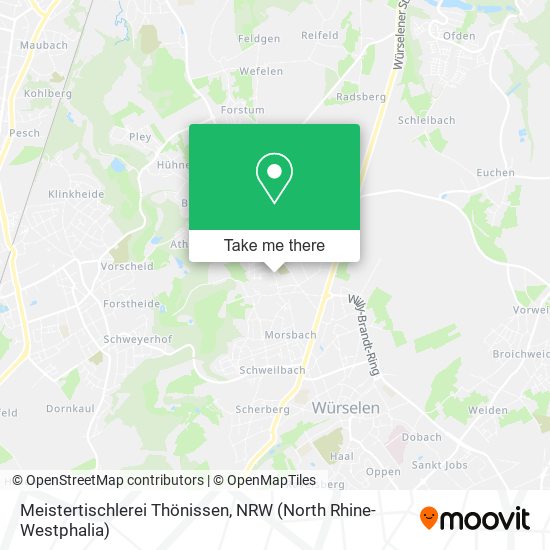 Meistertischlerei Thönissen map
