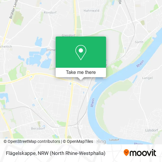 Карта Flägelskappe