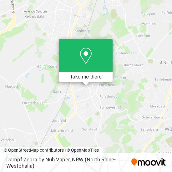 Dampf Zebra by Nuh Vaper map