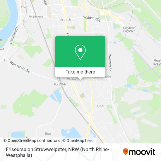 Friseursalon Struwwelpeter map