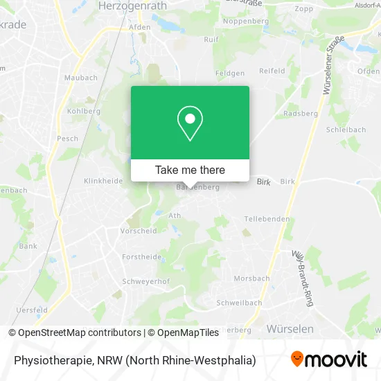 Карта Physiotherapie